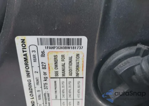 2011 Ford Focus Ses from USA, damaged, VIN 1FAHP3GN0BW181737